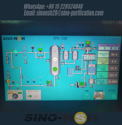 Fully Automatic Transformer Oil Purifier With Touch Screen 1800 To 18000 Liter Per Hour