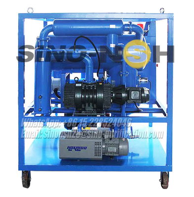 High Vacuum Transformer Oil Purifier Insulating Oil Dehydration Degassing Movable