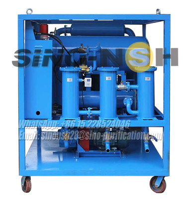 High Vacuum Transformer Oil Purifier Insulating Oil Dehydration Degassing Movable