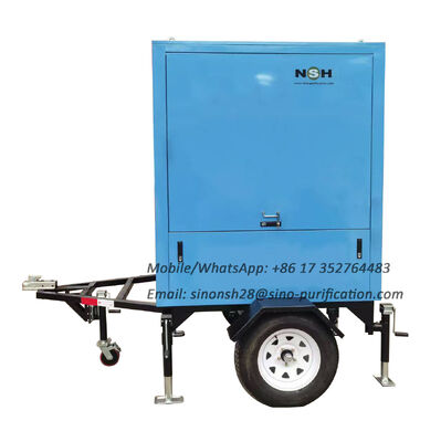Outdoor Canopy Type Transformer Oil Purifier With Trailer 6000 Liter Per Hour