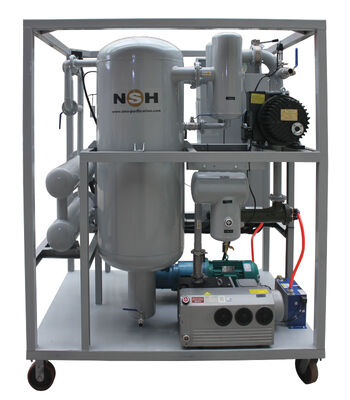 HMI Touch Screen Vacuum Transformer Oil Purifier PLC System 3000 Liter Per Hour