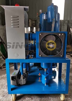 Enclosed 9000L/H Lubrication Oil Purifier 126kW Multi Stage Filtration
