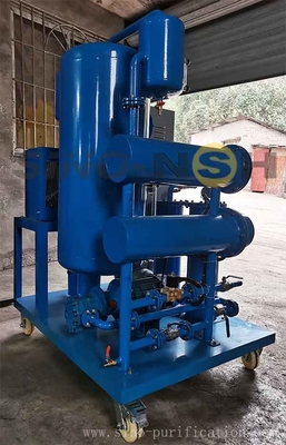 Enclosed 9000L/H Lubrication Oil Purifier 126kW Multi Stage Filtration