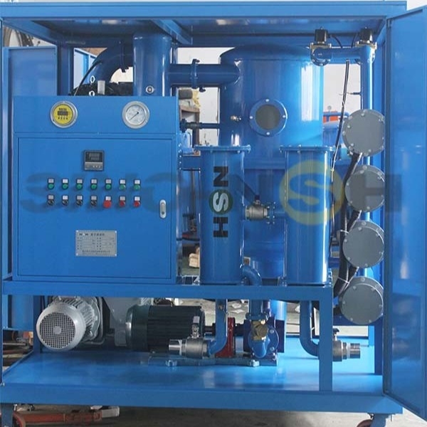 VFD Model 12000L / H Vacuum Insulation Oil Purifier 150 KW Dehydration Degassing
