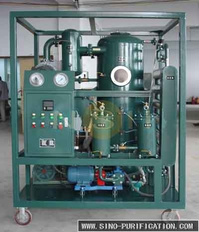 1800L / H Double Stage Transformer Oil Filtration And Dehydration Plant