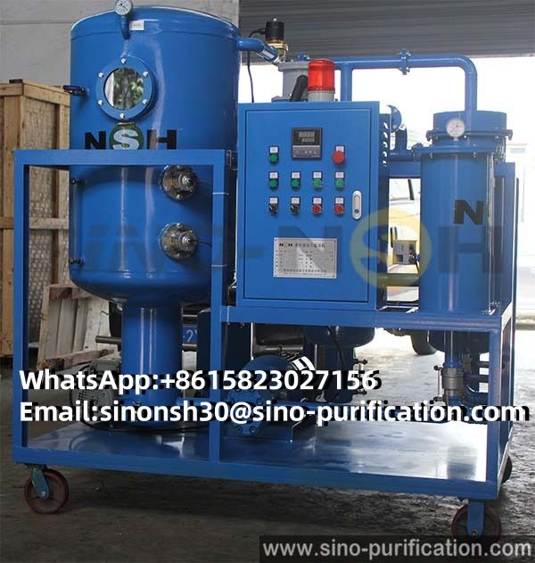 Vacuum Turbine Oil Purifier 1200-18000 Liter/Hour Dehydration, Degassing, Impurities-removal equipment Customized solutions are acceptable