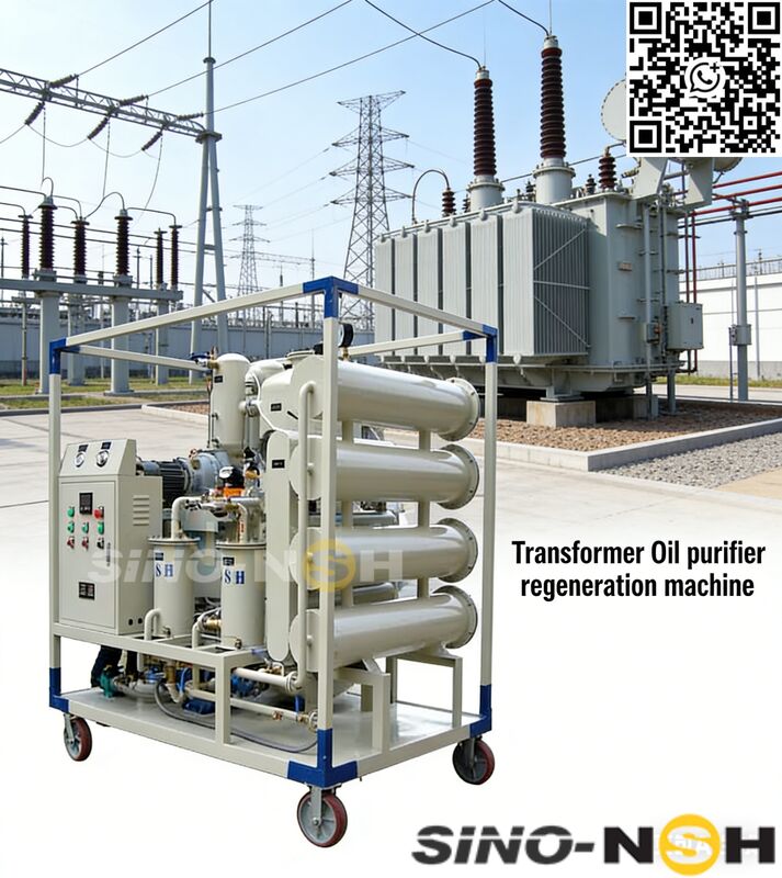 Transformer Oil Dehydration And Degassing Machine Oil Purifier Double-stage Vacuum Oil Purification Machine