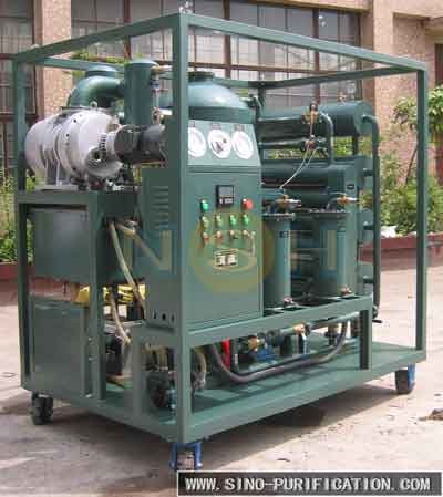 Electric PLC With Touch Screen And Data Monitor Vacuum Transformer Oil Purifier