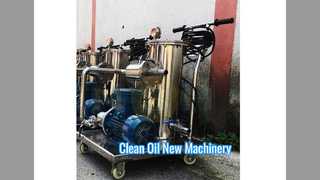 Draagbare oliezuiveraar, roestvrijstalen hydraulische olie